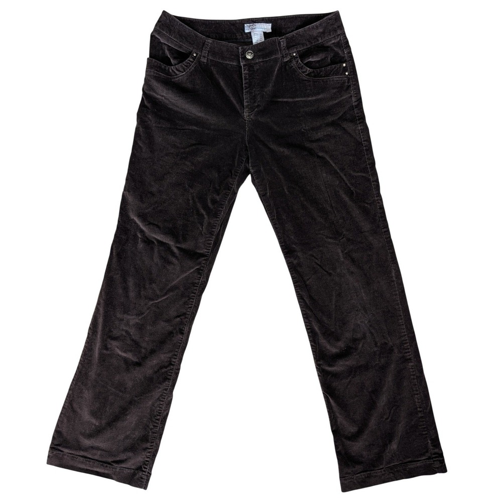 Vintage Point Zero Brown Corduroy Size 12 / 13 Cotton Straight Leg Pants